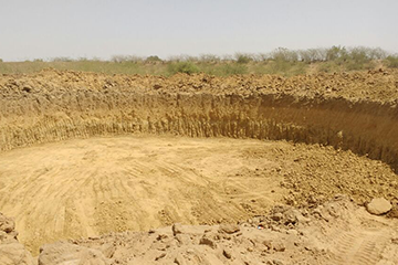Work Under Construction After Flood