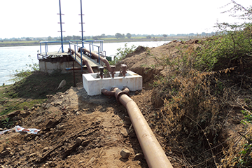 Work Under Construction After Flood
